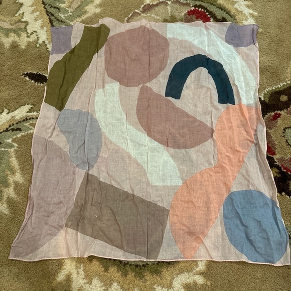 Madewell Abstract Multicolor Scarf - Picture 1 of 1